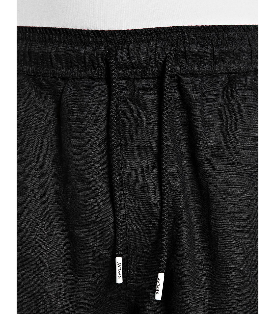 ピュアリネンリゾートショーツ 詳細画像 ブラック 3